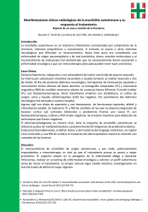 03 - Manifestaciones clínico - radiologícas de la encefalitis autoinmune